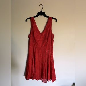 Red Lace Express Dress
